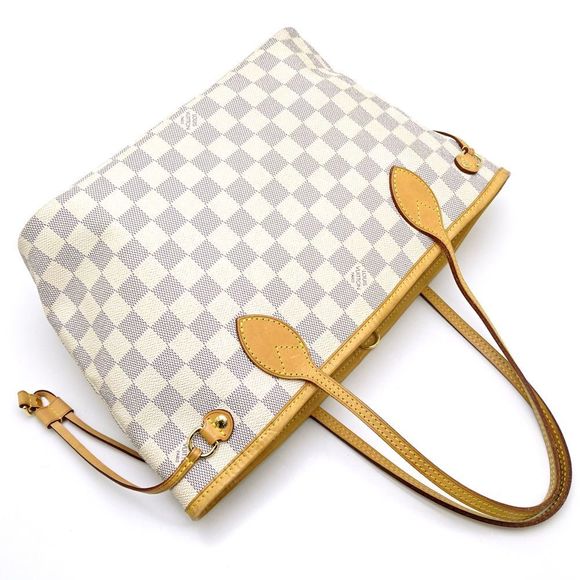 Louis Vuitton Damier Azur Neverfull PM Tote Bag - Picture 3 of 7